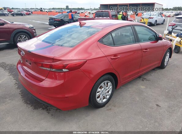5NPD74LF3HH132897 2017 HYUNDAI ELANTRA Red უკანა მარჯვენა