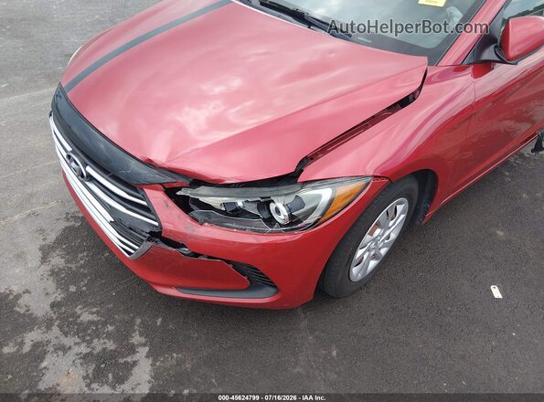 5NPD74LF3HH132897 2017 HYUNDAI ELANTRA Red წინა ხედი