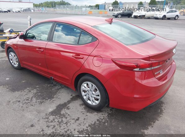 5NPD74LF3HH132897 2017 HYUNDAI ELANTRA Red უკანა მარცხენა