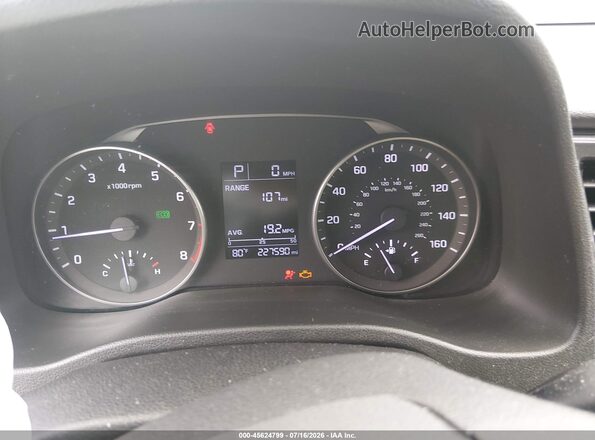 5NPD74LF3HH132897 2017 HYUNDAI ELANTRA Red უკანა სავარძლების ხედი