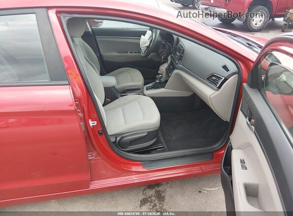 5NPD74LF3HH132897 2017 HYUNDAI ELANTRA Red წინა სალონის ხედი