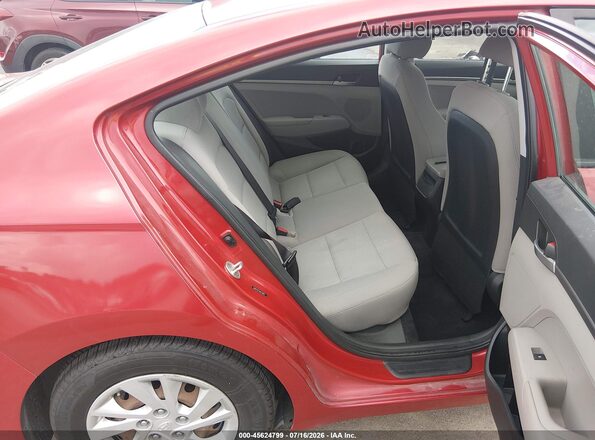 5NPD74LF3HH132897 2017 HYUNDAI ELANTRA Red VIN კოდის სტიკერის ხედი