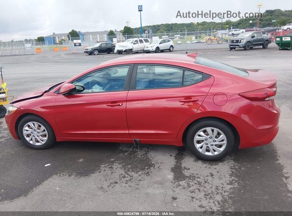 5NPD74LF3HH132897 2017 HYUNDAI ELANTRA Red სალონის 360-გრადუსიანი ხედი