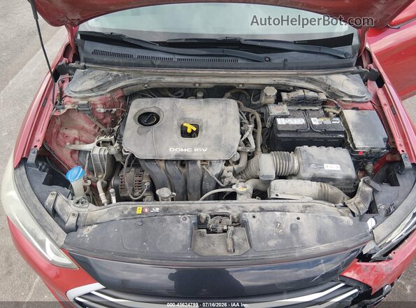 5NPD74LF3HH132897 2017 HYUNDAI ELANTRA Red უკანა ხედი