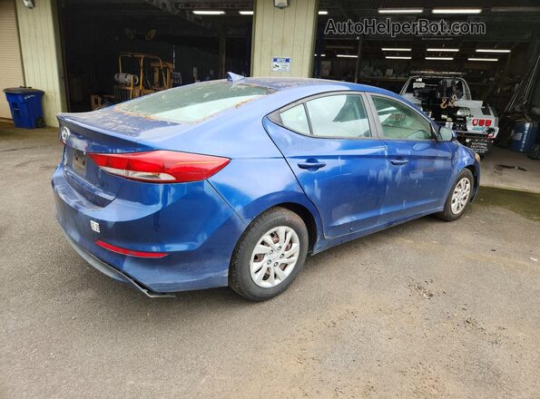 5NPD74LF3HH152678 2017 HYUNDAI ELANTRA Blue Rear right