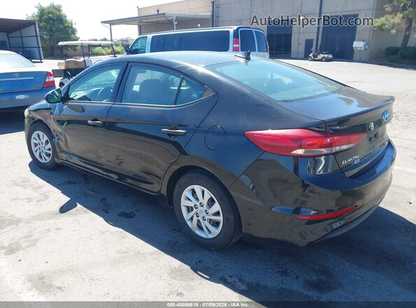 5NPD74LF3HH153216 2017 HYUNDAI ELANTRA Black უკანა მარცხენა