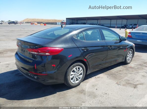 5NPD74LF3HH153216 2017 HYUNDAI ELANTRA Black უკანა მარჯვენა