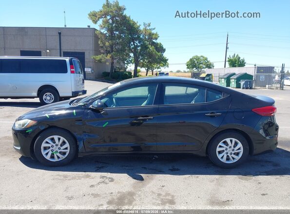 5NPD74LF3HH153216 2017 HYUNDAI ELANTRA Black სალონის 360-გრადუსიანი ხედი