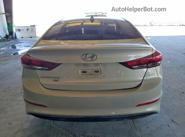 5NPD74LF3HH164300 2017 HYUNDAI ELANTRA Silver Rear view