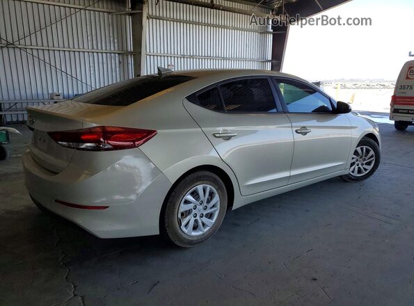 5NPD74LF3HH164300 2017 HYUNDAI ELANTRA Silver Rear right