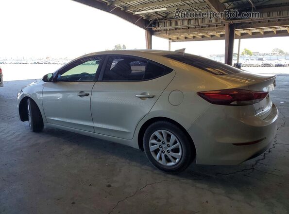 5NPD74LF3HH164300 2017 HYUNDAI ELANTRA Silver Rear left