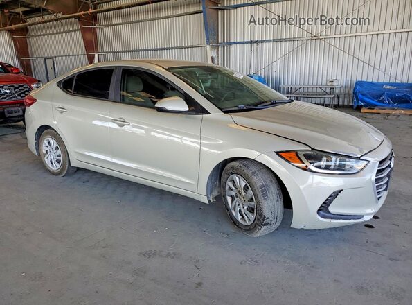 5NPD74LF3HH164300 2017 HYUNDAI ELANTRA Silver Front right