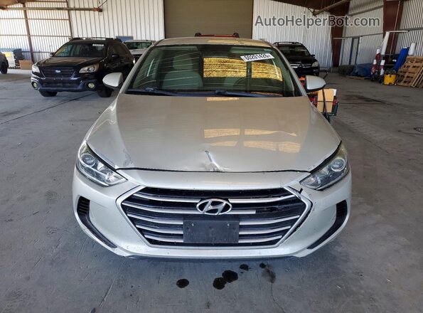 5NPD74LF3HH164300 2017 HYUNDAI ELANTRA Silver Front view