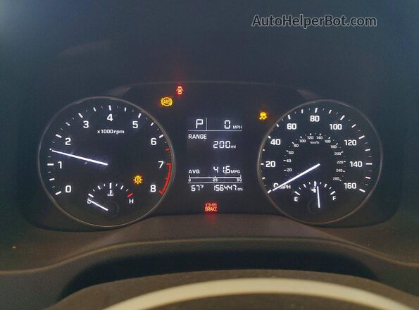 5NPD74LF3HH164300 2017 HYUNDAI ELANTRA Silver Instrument cluster view