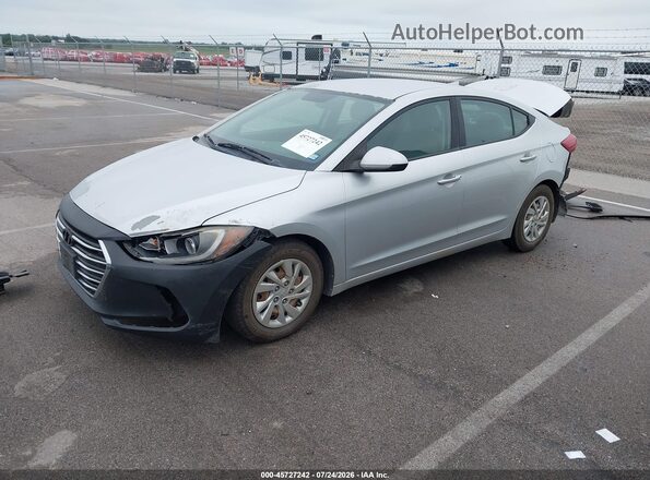 5NPD74LF3HH192405 2017 HYUNDAI ELANTRA Silver Front left