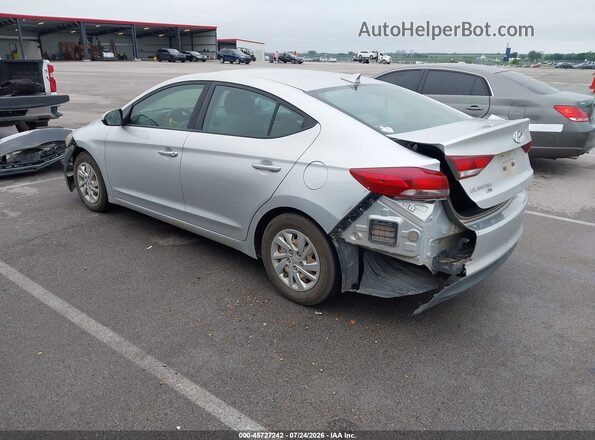 5NPD74LF3HH192405 2017 HYUNDAI ELANTRA Silver Rear left