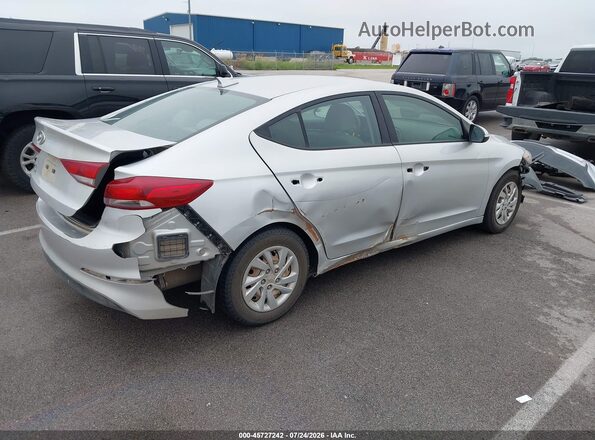 5NPD74LF3HH192405 2017 HYUNDAI ELANTRA Silver Rear right