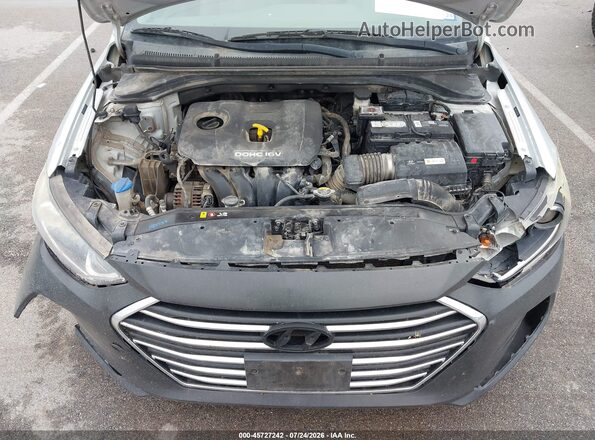 5NPD74LF3HH192405 2017 HYUNDAI ELANTRA Silver Rear view