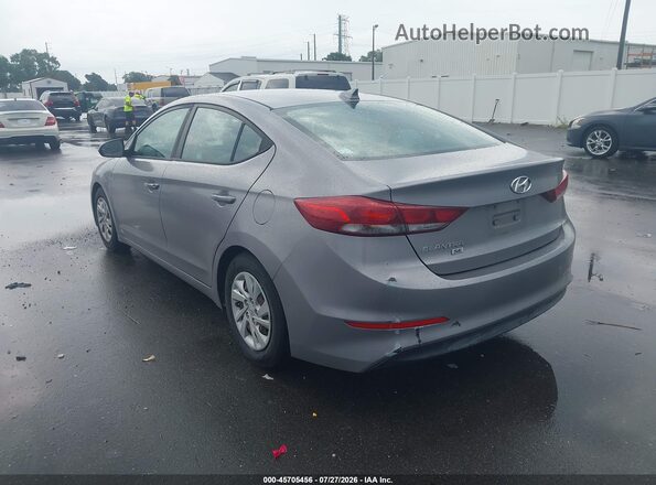 5NPD74LF3HH200275 2017 HYUNDAI ELANTRA Silver უკანა მარცხენა