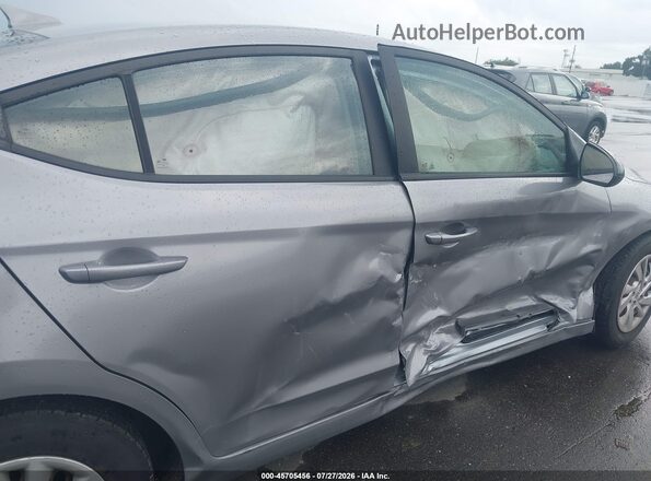 5NPD74LF3HH200275 2017 HYUNDAI ELANTRA Silver ხელსაწყოთა პანელის ხედი