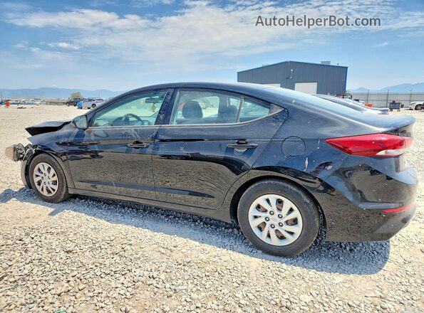 5NPD74LF3JH222041 2018 HYUNDAI ELANTRA Charcoal Rear left