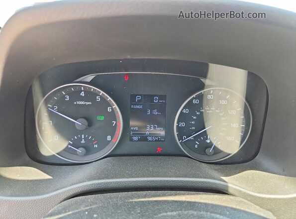 5NPD74LF3JH222041 2018 HYUNDAI ELANTRA Charcoal Instrument cluster view
