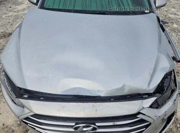 5NPD74LF3JH255153 2018 HYUNDAI ELANTRA Silver უკანა სალონის ხედი