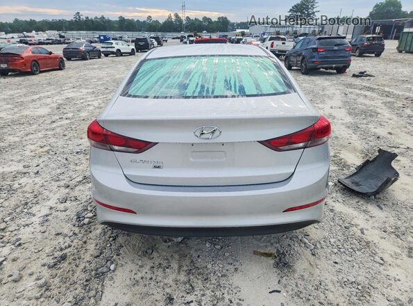 5NPD74LF3JH255153 2018 HYUNDAI ELANTRA Silver უკანა ხედი