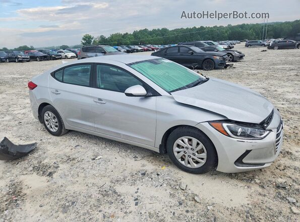 5NPD74LF3JH255153 2018 HYUNDAI ELANTRA Silver წინა მარჯვენა