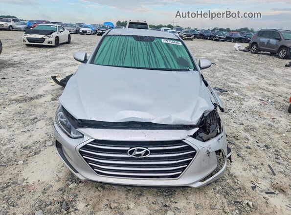 5NPD74LF3JH255153 2018 HYUNDAI ELANTRA Silver წინა ხედი