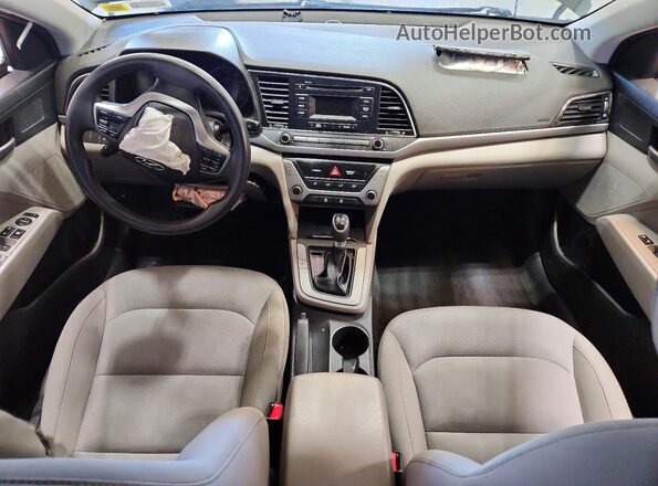 5NPD74LF3JH262328 2018 HYUNDAI ELANTRA Black Vista del salpicadero