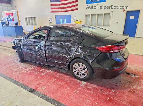 5NPD74LF3JH262328 2018 HYUNDAI ELANTRA Black Trasero izquierdo
