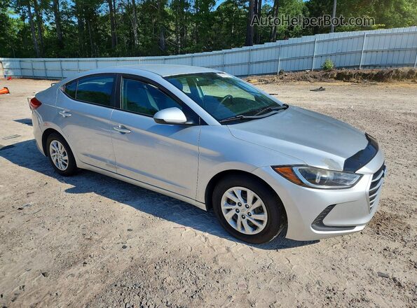 5NPD74LF3JH284880 2018 HYUNDAI ELANTRA Silver Front right