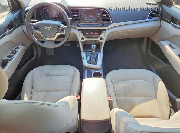 5NPD74LF3JH284880 2018 HYUNDAI ELANTRA Silver Dashboard view