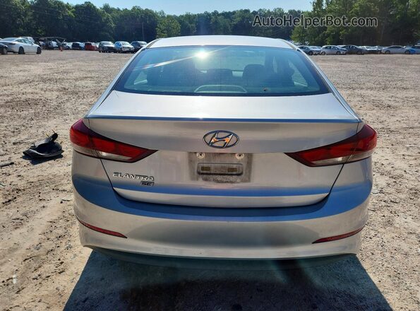 5NPD74LF3JH284880 2018 HYUNDAI ELANTRA Silver Rear view