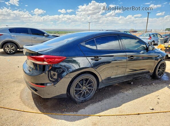 5NPD74LF3JH350456 2018 HYUNDAI ELANTRA Черный Задняя правая четверть