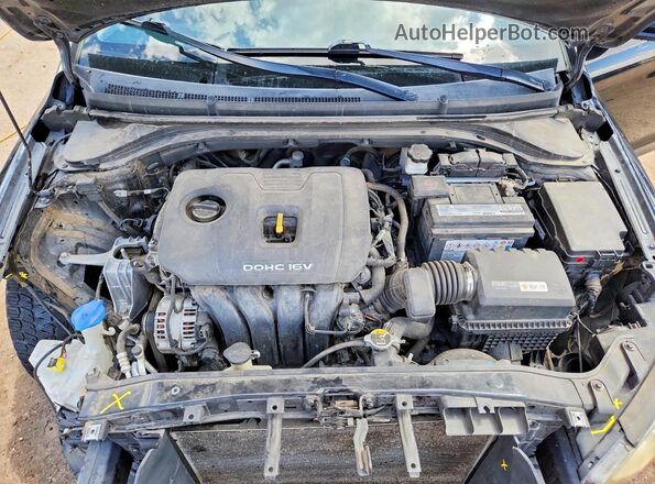 5NPD74LF3JH350456 2018 HYUNDAI ELANTRA Черный Вид задней части салона