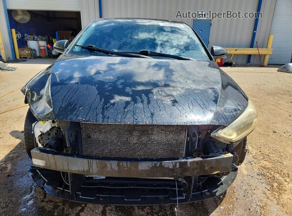 5NPD74LF3JH350456 2018 HYUNDAI ELANTRA Черный Вид спереди