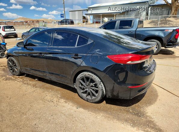 5NPD74LF3JH350456 2018 HYUNDAI ELANTRA Черный Задняя левая четверть