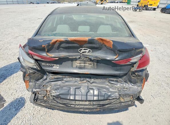 5NPD74LF3JH351218 2018 HYUNDAI ELANTRA Black Widok z tyłu