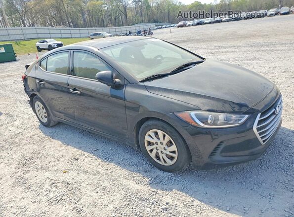 5NPD74LF3JH351218 2018 HYUNDAI ELANTRA Black Przód prawy