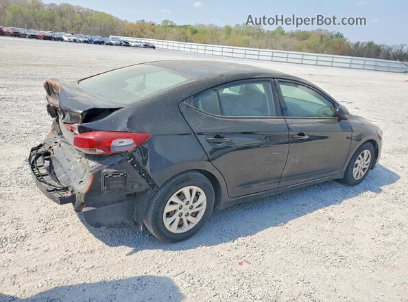 5NPD74LF3JH351218 2018 HYUNDAI ELANTRA Black Tył prawy