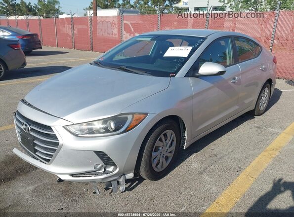 5NPD74LF3JH382601 2018 HYUNDAI ELANTRA Gray Передня ліва чверть