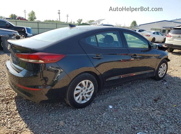 5NPD74LF3JH400000 2018 HYUNDAI ELANTRA Black უკანა მარჯვენა