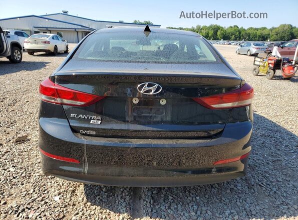 5NPD74LF3JH400000 2018 HYUNDAI ELANTRA Black უკანა ხედი