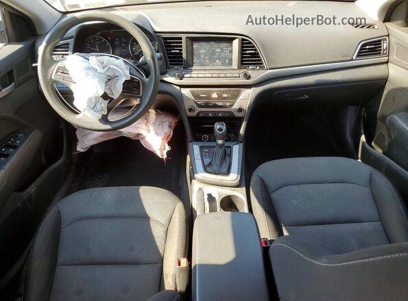 5NPD74LF3JH400000 2018 HYUNDAI ELANTRA Black წინა პანელის ხედი
