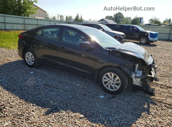 5NPD74LF3JH400000 2018 HYUNDAI ELANTRA Black წინა მარჯვენა