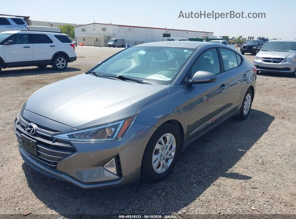 5NPD74LF3KH429840 2019 HYUNDAI ELANTRA Серый Вид спереди