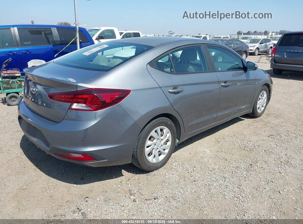 5NPD74LF3KH429840 2019 HYUNDAI ELANTRA Серый Задняя правая четверть