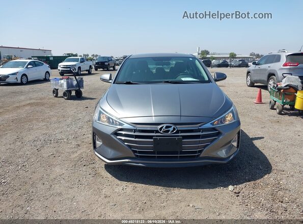 5NPD74LF3KH429840 2019 HYUNDAI ELANTRA Серый Вид задней части салона